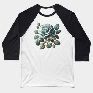 Blue Rose Baseball T-Shirt